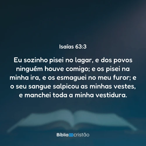 Isaías 63:3