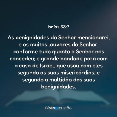Isaías 63:7