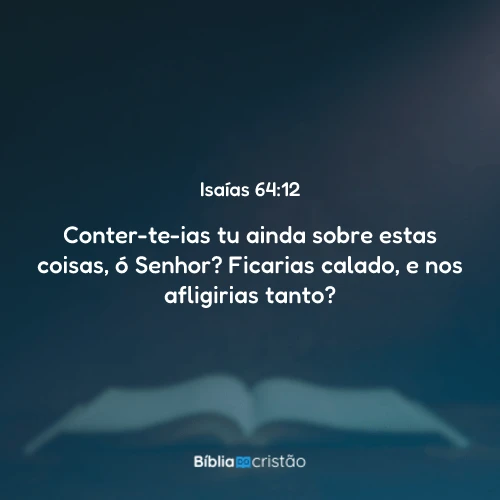 Isaías 64:12