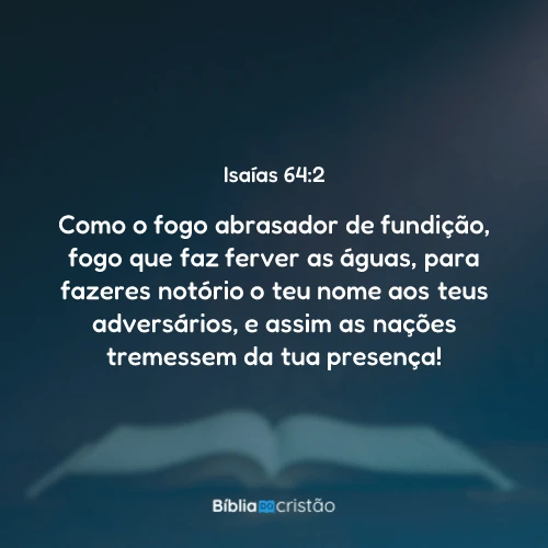 Isaías 64:2