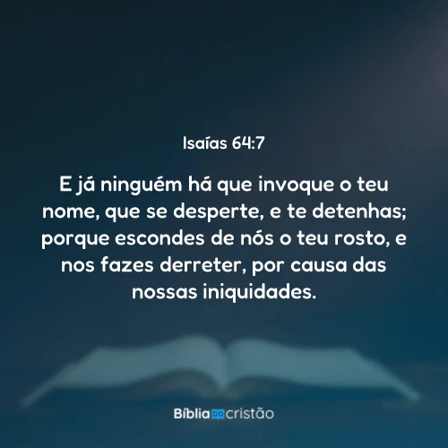 Isaías 64:7
