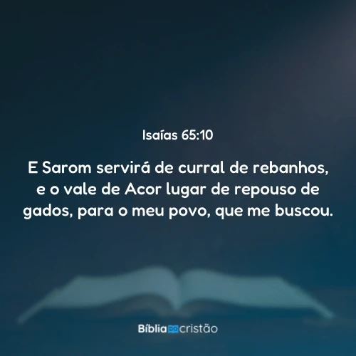 Isaías 65:10