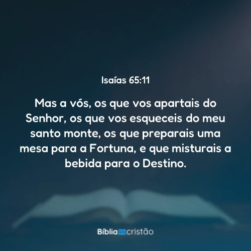 Isaías 65:11