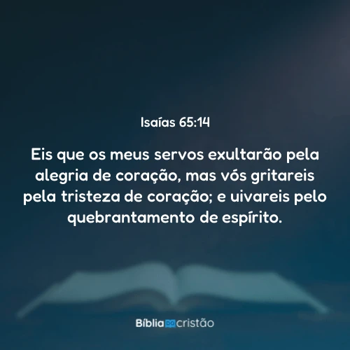 Isaías 65:14