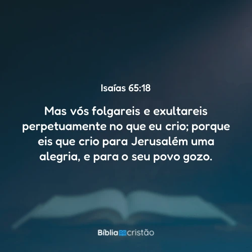 Isaías 65:18