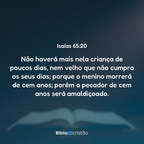 Isaías 65:20