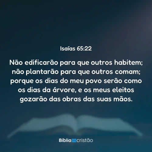 Isaías 65:22