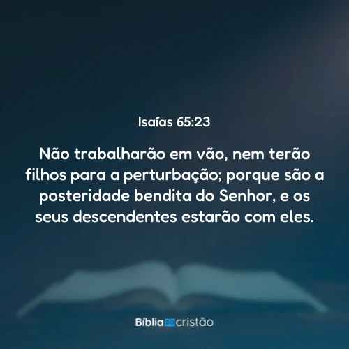 Isaías 65:23
