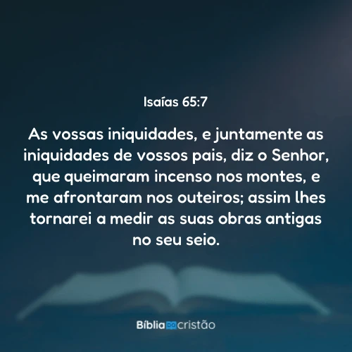 Isaías 65:7