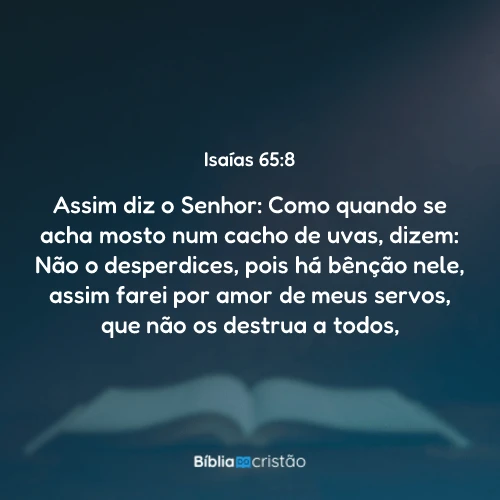 Isaías 65:8