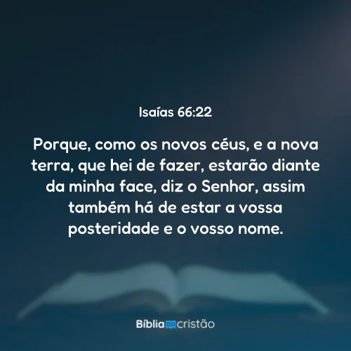 Isaías 66:22