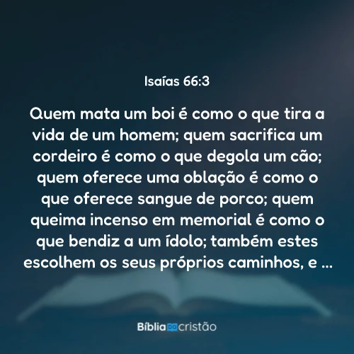Isaías 66:3