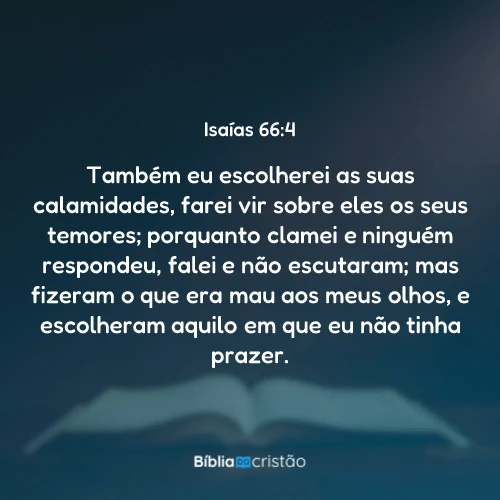 Isaías 66:4