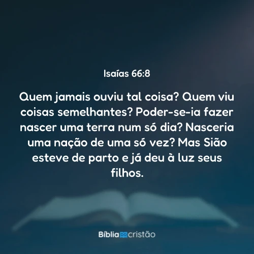 Isaías 66:8