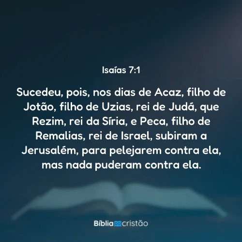 Isaías 7:1