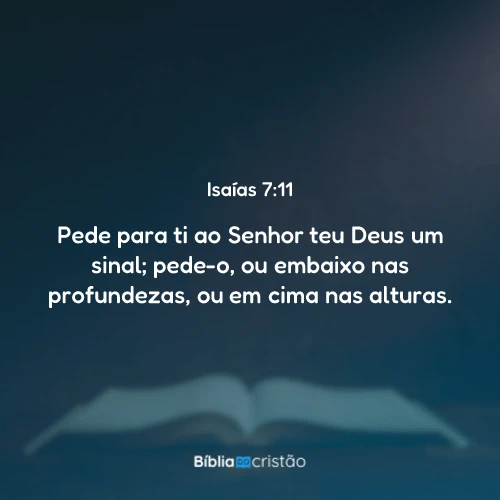 Isaías 7:11