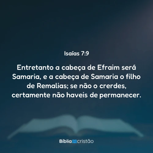 Isaías 7:9