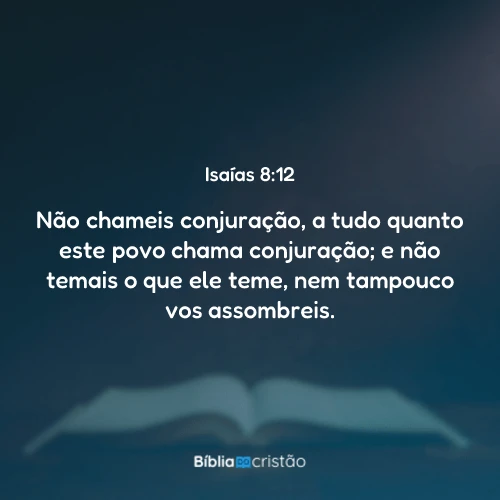 Isaías 8:12