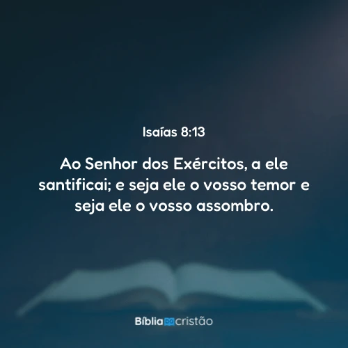 Isaías 8:13