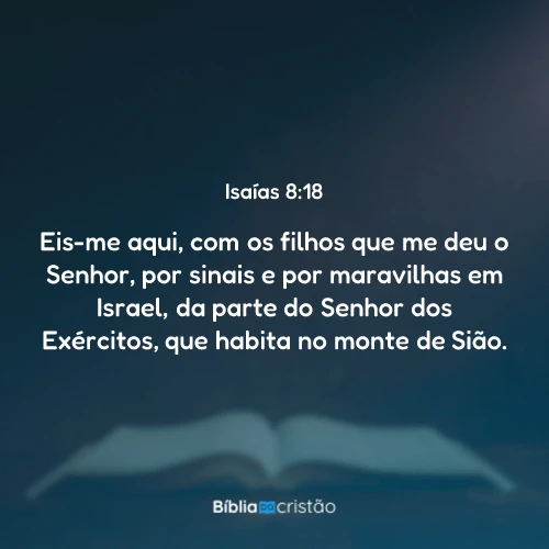 Isaías 8:18