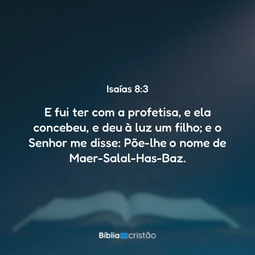 Isaías 8:3
