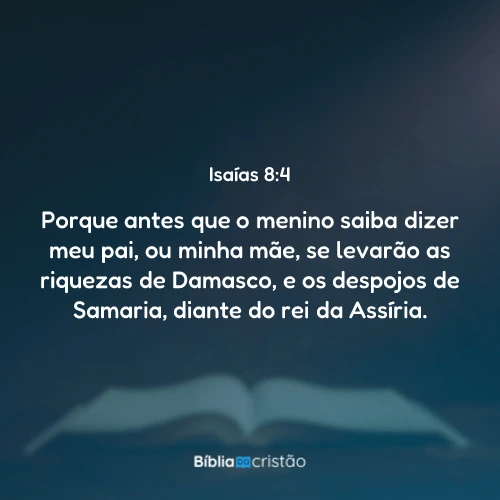 Isaías 8:4