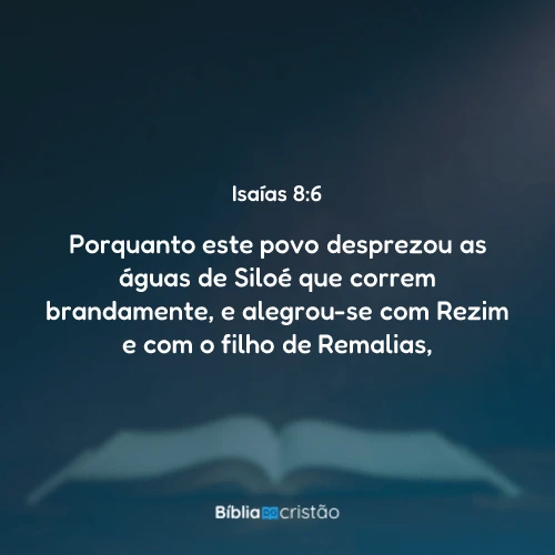 Isaías 8:6