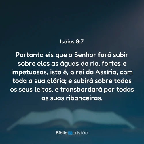 Isaías 8:7