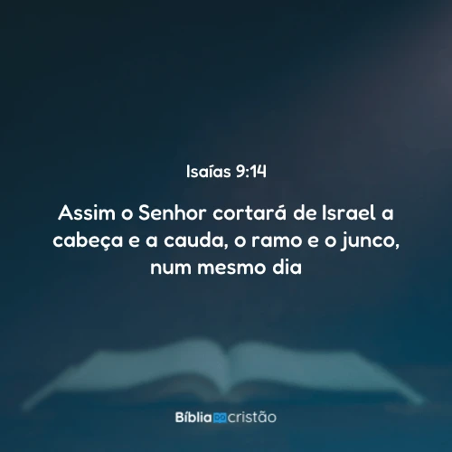 Isaías 9:14