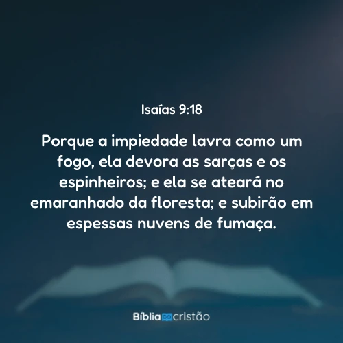 Isaías 9:18