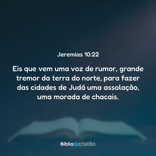 Jeremias 10:22