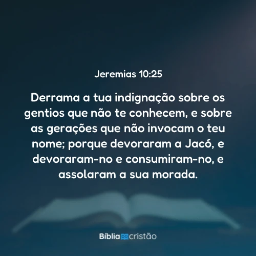 Jeremias 10:25