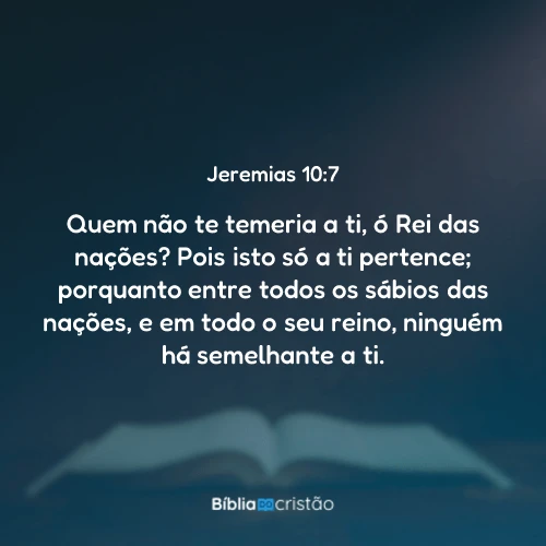 Jeremias 10:7