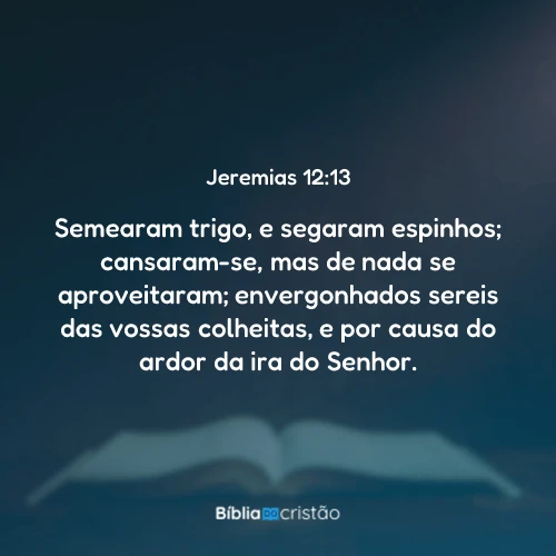 Jeremias 12:13