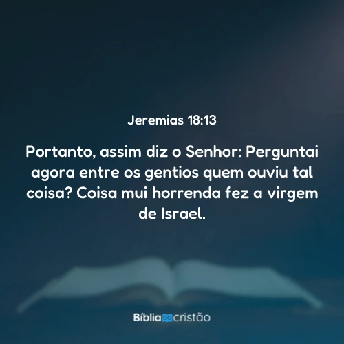 Jeremias 18:13
