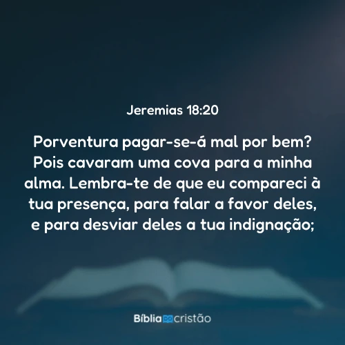 Jeremias 18:20