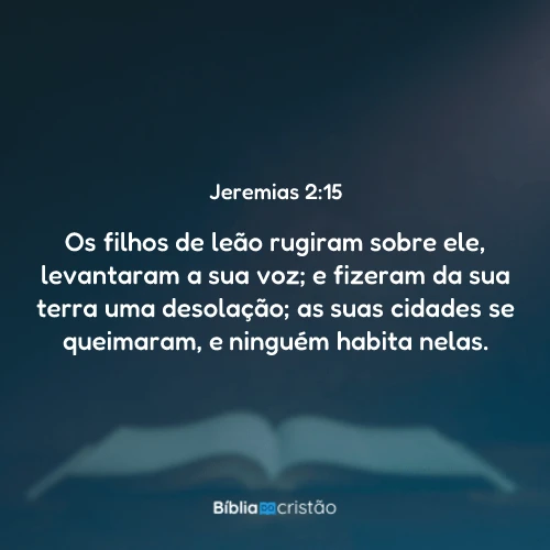 Jeremias 2:15