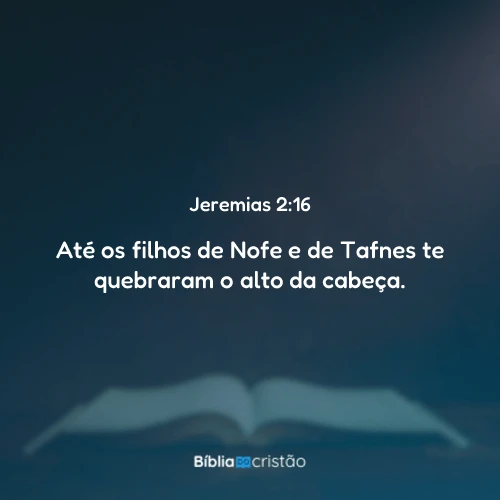 Jeremias 2:16