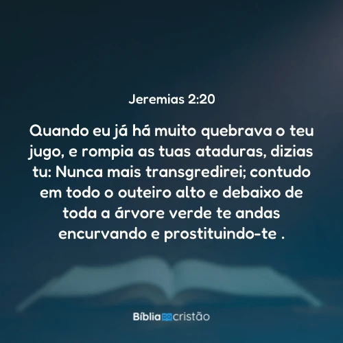 Jeremias 2:20