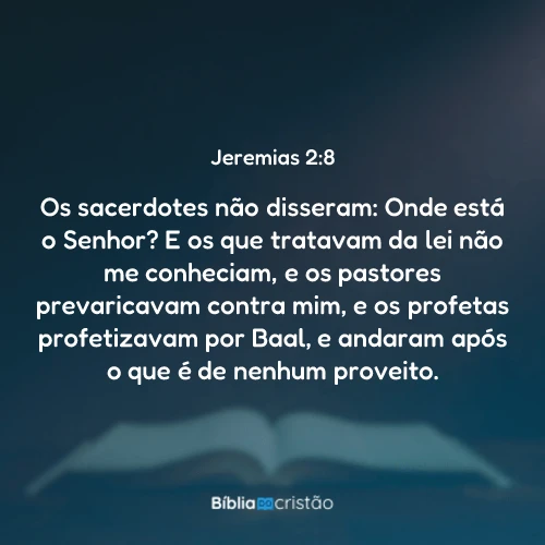 Jeremias 2:8