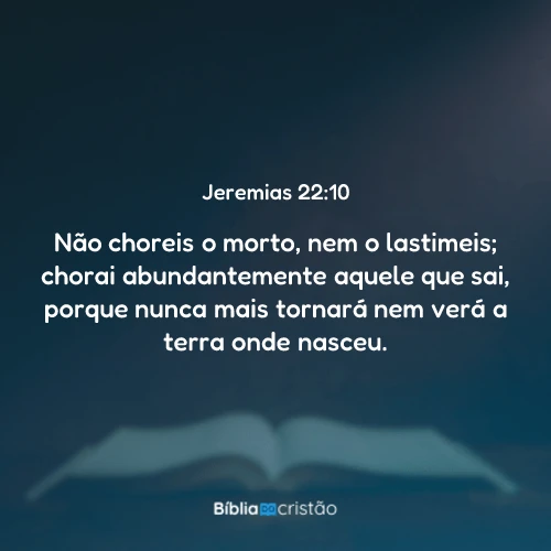 Jeremias 22:10