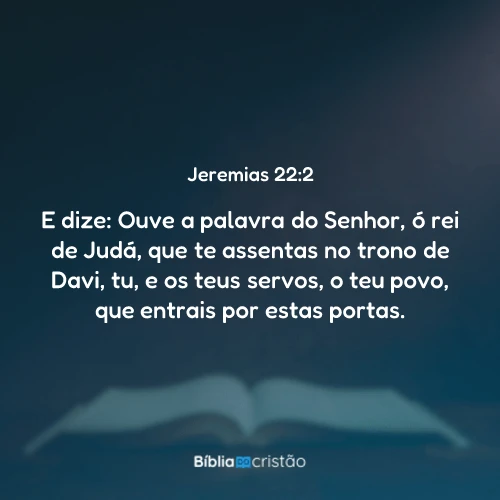 Jeremias 22:2