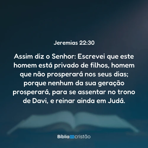 Jeremias 22:30