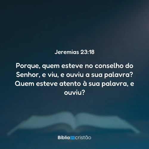 Jeremias 23:18