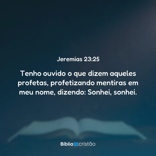 Jeremias 23:25