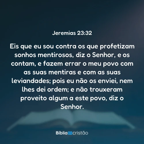 Jeremias 23:32