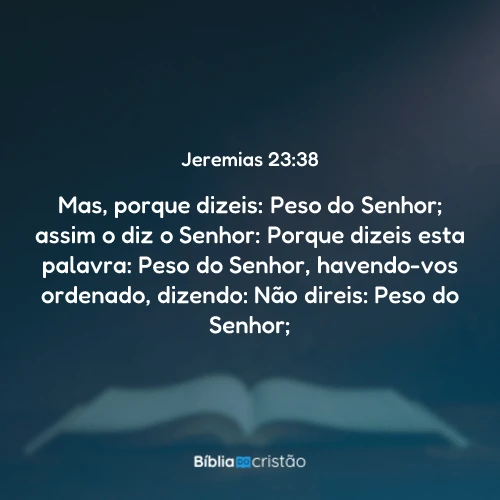 Jeremias 23:38