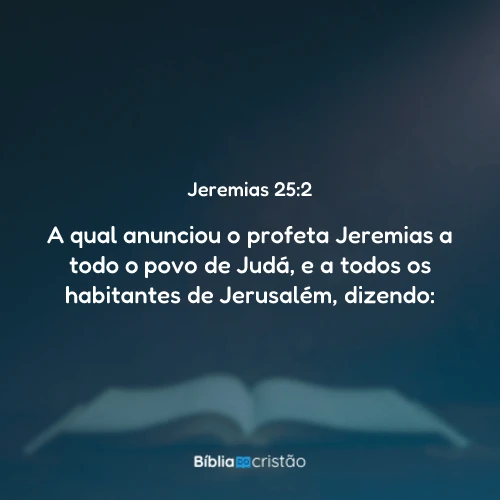 Jeremias 25:2