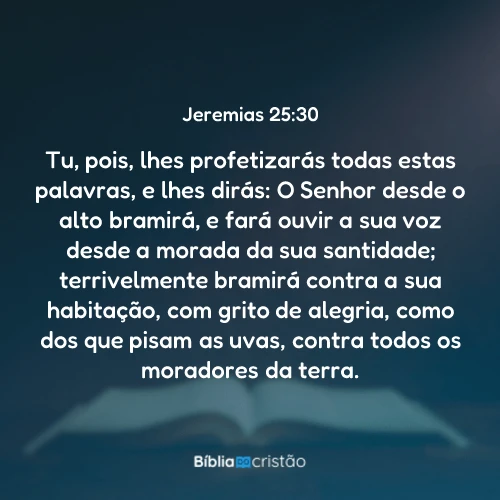 Jeremias 25:30