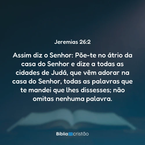 Jeremias 26:2
